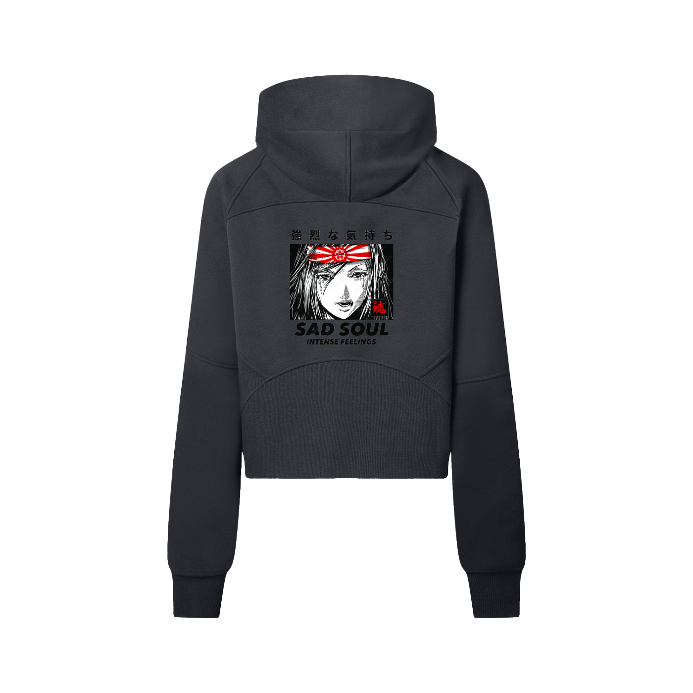 Cropped Half-Zip Hoodie