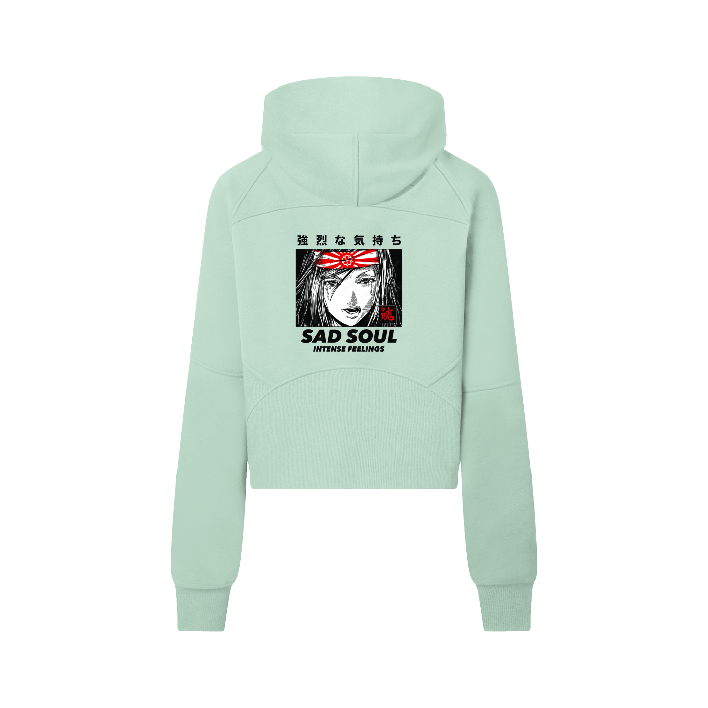Cropped Half-Zip Hoodie
