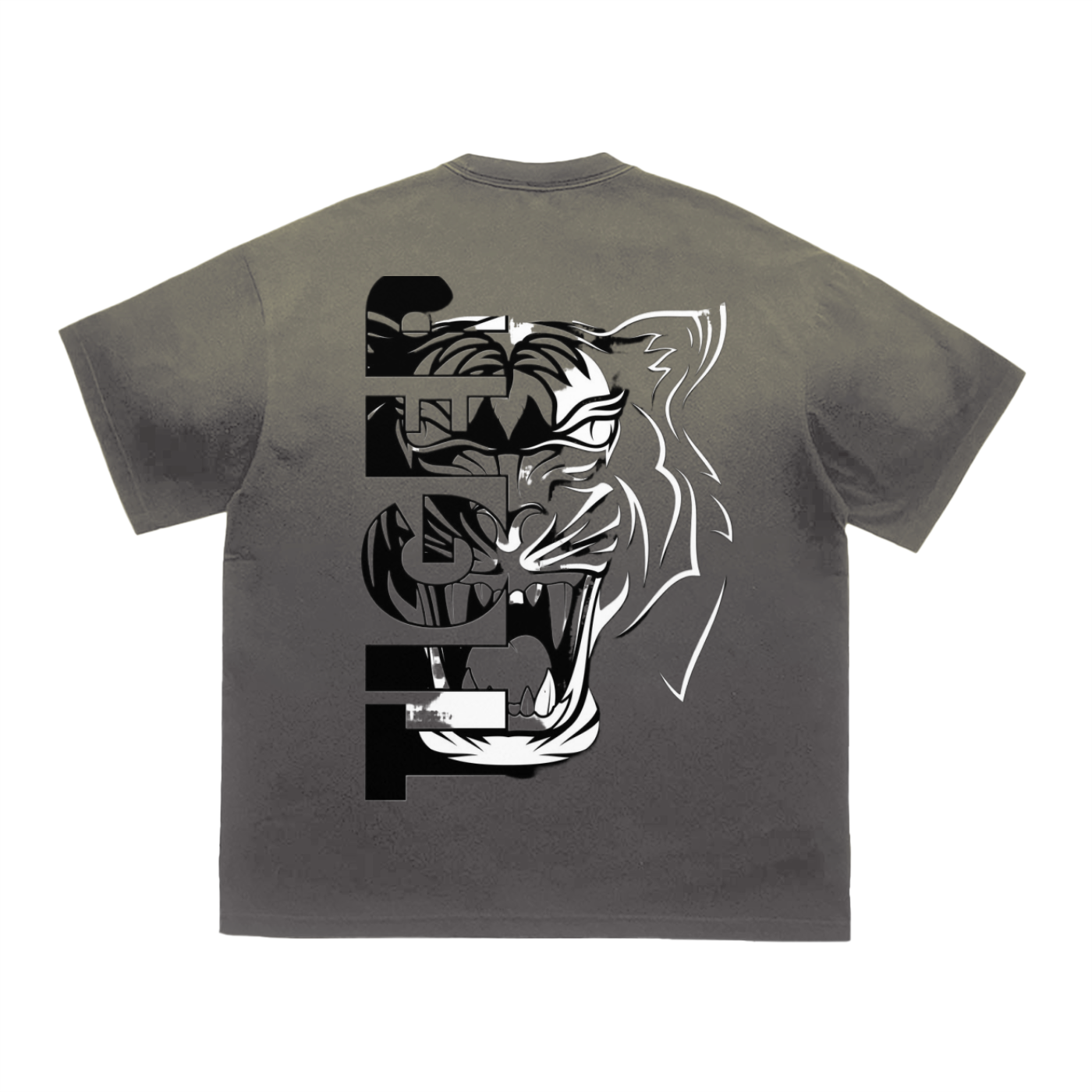 Tiger Stripe Gradient Washed T-Shirt
