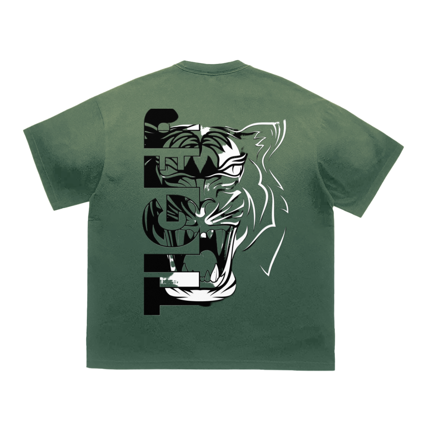 Tiger Stripe Gradient Washed T-Shirt