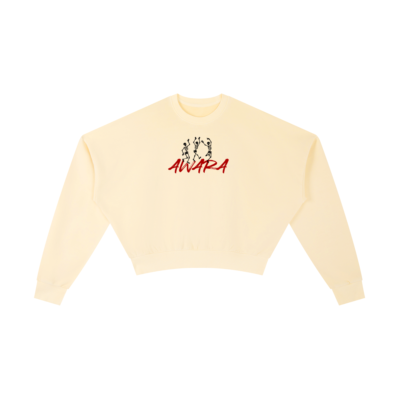 Vintage Washed Cropped Sweatshirt