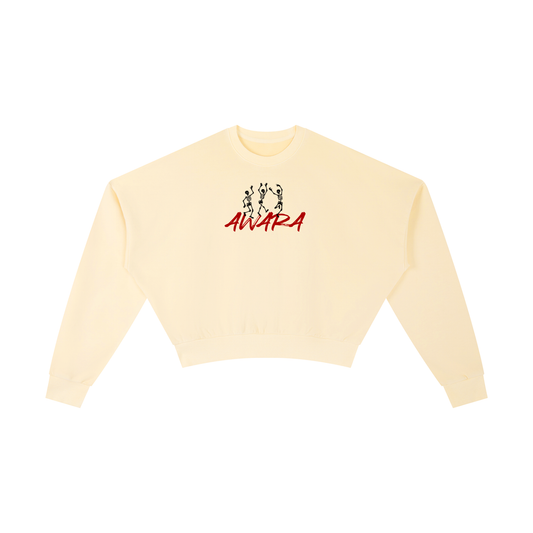 Vintage Washed Cropped Sweatshirt
